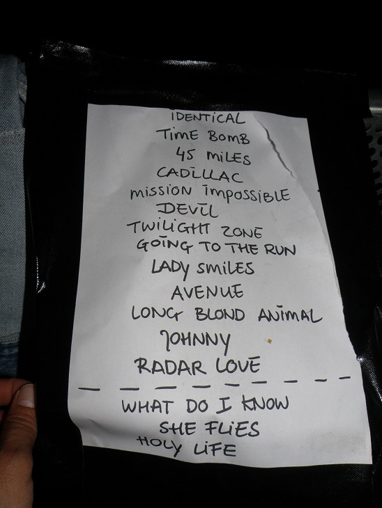 Golden Earring setlist December 14, 2012 Kerkrade - Rodahal